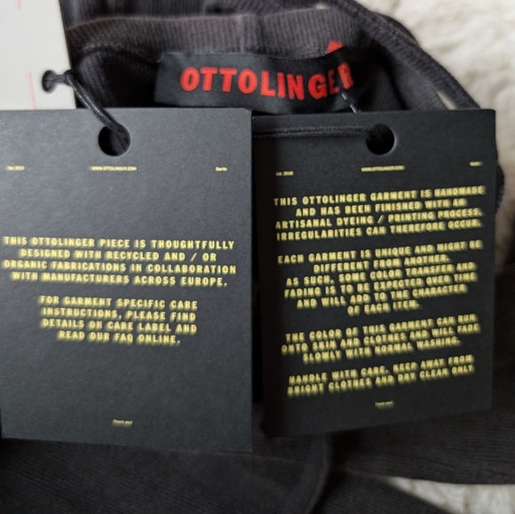 ssense OTTOLINGER Rib Lounge Pants Black Wash Large - Picture 11 of 16